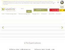 Tablet Screenshot of habys.com